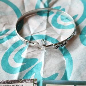 A Vibe signature, the St. John Hook Bracelet, sterling silver